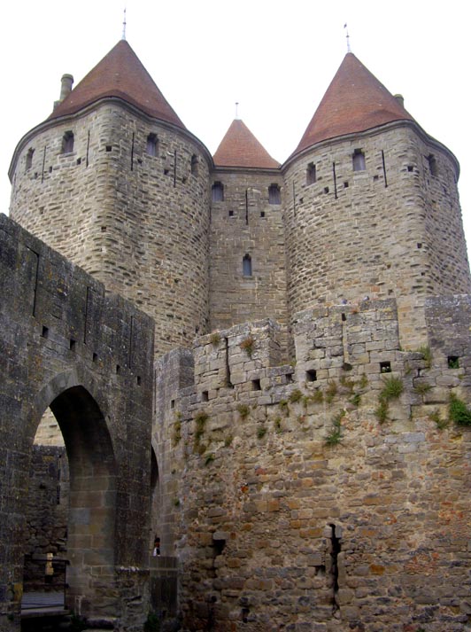 Entrée de la Cité de Carcassonne.