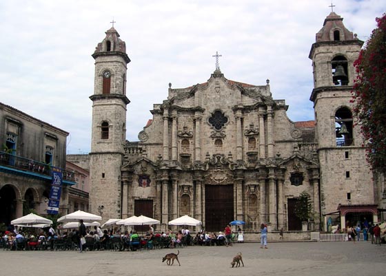 Plaza Vieja à La Havane.