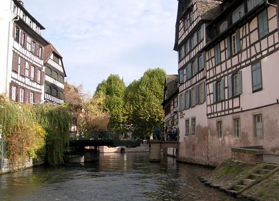 Quartier de la Petite France à Strasbourg.